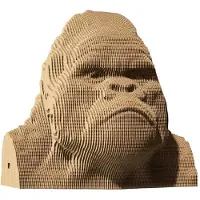 Cartonic - Gorilla- 3D Puzzel-Speelgoed- Puzzel-DIY- Creatief- Karton- Kinderen en volwassen- 3D- puzzel