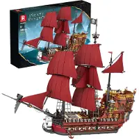 ReoBrix 66010 Piratenschip, constructieblokken, zeilschip, 3066 onderdelen, vanaf 14 jaar