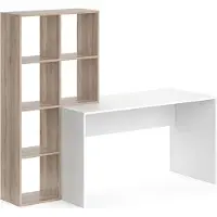 Vicco Mara Bureau – 166.8 x 59 cm Wit/Sonoma