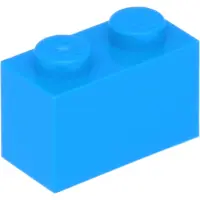 LEGO : 100 stenen (1x2) in de kleur 'Donkerblauw'
