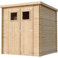 Timbela M309 - Houten tuinhuis - 3,53 m² - 204x204xH200 cm - zonder vloer