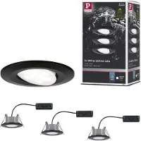 Paulmann LED inbouwspot Calla, basisset, kantelbaar