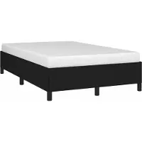 vidaXL Bedframe zonder matras 120x190 cm stof zwart