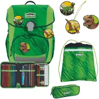 Scout Neo Schooltas set 4-delig groente