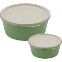 Koziol Connect Box vershouddozen set 2 delig - 400 en 890 ml