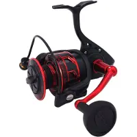 Penn Battle Iii Hs Spinning Reel Rood,Zwart 4000