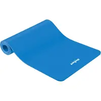 Rebel RBA-3152 Yogamat voor gymnastiek, pilates en fitness, 183 x 61 x 0,6 cm, blauw