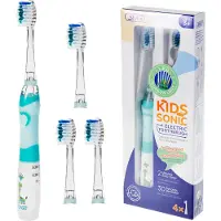 Seago trillingsborgstel SG-977, opzetstukjes: 3 stuks, trillingsborgstel voor kinderen, kleur groen