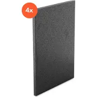Klarstein Prullenbak voor de keuken met geurcontrole, 4-pack, compatibel met Yuma, uitgerust met koolfilter voor efficiënte geurneutralisatie - praktische prullenbak met 2 vakken