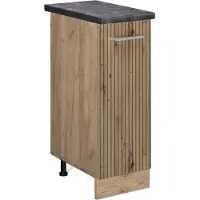 Vicco R-Line Apotheekkast – 30 cm, WB Antraciet Artisanaal eiken