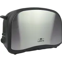 Lentz Twee-sleufstopper, zilver/zwart, merk