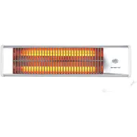 Emerio Quartz Wandverwarming - 18 m² - Quartz verwarmingselement - 2 Temperatuur instellingen - Trekkoord - Muurbevestiging - 1.4m Snoerlengte - 1200W - Oververhittingsbeveiliging - QH-104263.6 Wit