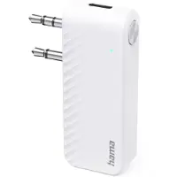 Hama Zender voor vliegtuigen (Zender en ontvanger), Bluetooth audio-adapters, Wit