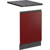 Vicco R-Line Frontpaneel – 45 cm, WB Antraciet Rood