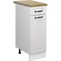 Vicco R-Line Keukenonderkast – 30 cm, WB Eik Wit Landhuis