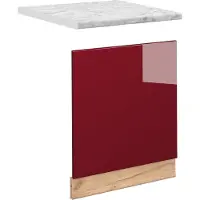 Vicco Fame-Line Frontpaneel – 60 cm, WB Marmer Bordeauxrode hoogglans