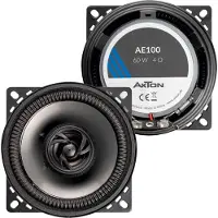 Axton AE100 - Autospeaker - 10cm speakers - 2 weg coaxiale set - 4 Ohm - 60 Watt RMS - goedkope luidsprekers
