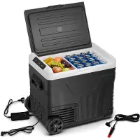 Klarstein PolarForce Compressor Koelbox - 50 Liter - Bereik: -20°C tot 20°C - Zwart