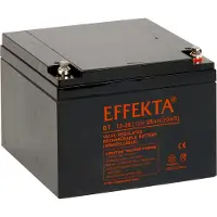 Effekta BT 12-28 AGM loodaccu, 12V, 28Ah – onderhoudsvrije VRLA-accu