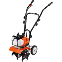 Vevor Tuinfrees 43CC Motor Aangedreven Motorfrees 300mm Werkbreedte Motorfrees 100mm Werkdiepte Bodemfrees Stalen Werkbladfrees 1110x448x910mm Cultivator