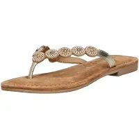 Lazamani Teenslipper goud / parelwit