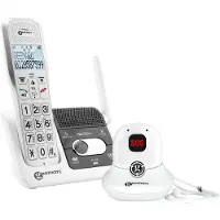 Geemarc Telecom AMPLIDECT 595 SOS-PRO draadloos noodtelefoon met DECT-noodknop - Basisstation - Basisstation