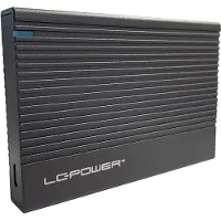 LC-Power LC-25U3-C Opslagbehuizing voor HDD / SSD Zwart 2,5". (2.5"), Harddisk behuizing, Zwart