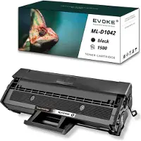 Evoke Tonercartridge printer SAMSUNG MLT-D1042S zwart , 1500 pagina's , MLTD1042S , compatibel met ML-1660 SCX-3200 ML-1665 ML-1670 ML-1665 ML-1670