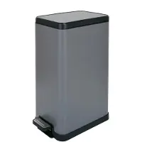 SVITA STM18 pedaalemmer 18 liter - incl. binnenemmer met softclose deksel Grijs