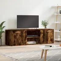 Prolenta Maison Exclusive - TV-kast, gerookt eikenfineer, 120x34x37 cm, houtvezelplaat