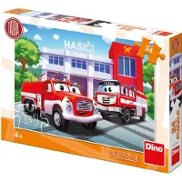 Dino Bikes Puzzle Hasiči, 24 stukjes, Dino