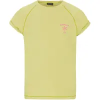 Protest UV T-shirt PRTFUNNY JR geel UV shirt Meisjes Polyester Ronde hals - maat 140