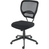 MCW Professionele bureaustoel Seattle, directiedraaistoel, 150 kg belastbaar, stof/textiel ~ zwart zonder armleuningen
