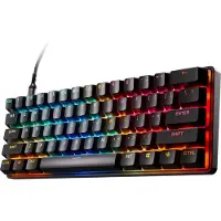 SteelSeries Apex Pro Mini Gen 3, Kabel, USB, Magnetisch-mechanische toetsen, QWERTY-indeling, RGB LED-verlichting, Zwart