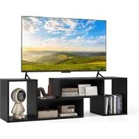 Costway 2-Delig Console TV Stand Modern Minimalistisch Entertainment Centrum