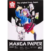 Sakura Manga Papier - Wit - A3 - 250 gram - Sakura - 20 vel