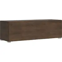 Itamoby Vouwbare TV-voet met kabeldoorvoer, afmetingen: lengte 133,6 cm, hoogte 40 cm, diepte 39,2 cm, met walnootpoten