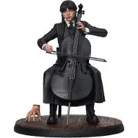 SD Toys Statuette Wednesday PVC Mercredi & Violoncelle 15cm