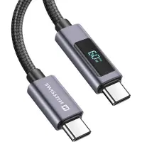 Swissten USB-C To USB-C Cable With LCD - 71551075 - 1 Meter - Black