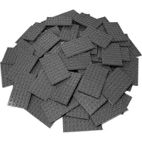 LEGO bouwplaten 6x10 donkergrijs - 3033, NIEUW! Aantal: 100 stuks