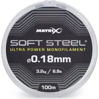 Matrix Soft Steel Ultra Power Monofilament 100m - Maat : 0.18mm