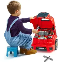 Vevor 60-delige autoreparatieset voor kinderen met afneembare onderdelen