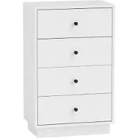 HOMCOM ladekast - spaanplaat - 47L x 29B x 75H cm - wit