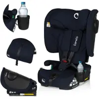 Lionelo Kindersitz Nelly i-Size, geschikt voor kinderen van 76-150 cm. Verstelbare rugleuning (4 standen), bevestiging: ISOFIX en Top-Tether-riem - Blauw