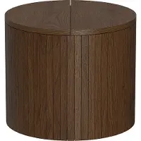 Vicco Tavilo Salontafel – 38 x 38 cm Walnoot