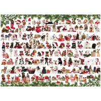 Eurographics : Holiday Dogs (1000 stukjes) - Puzzel