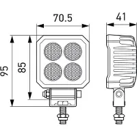 Hella 1GA 357 110-012 Werklamp