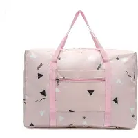König Design Reistas, handbagage, afmetingen: 33 x 47 x 16 cm, kleur: roze geruit