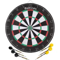 Edco Masterdarts Dartbord Deluxe 45cm met 6 Pijlen