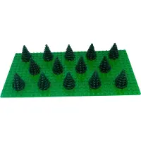 LEGO Kleine spar, den, berk. Donkergroen - 2435. NIEUW! Aantal: 25x